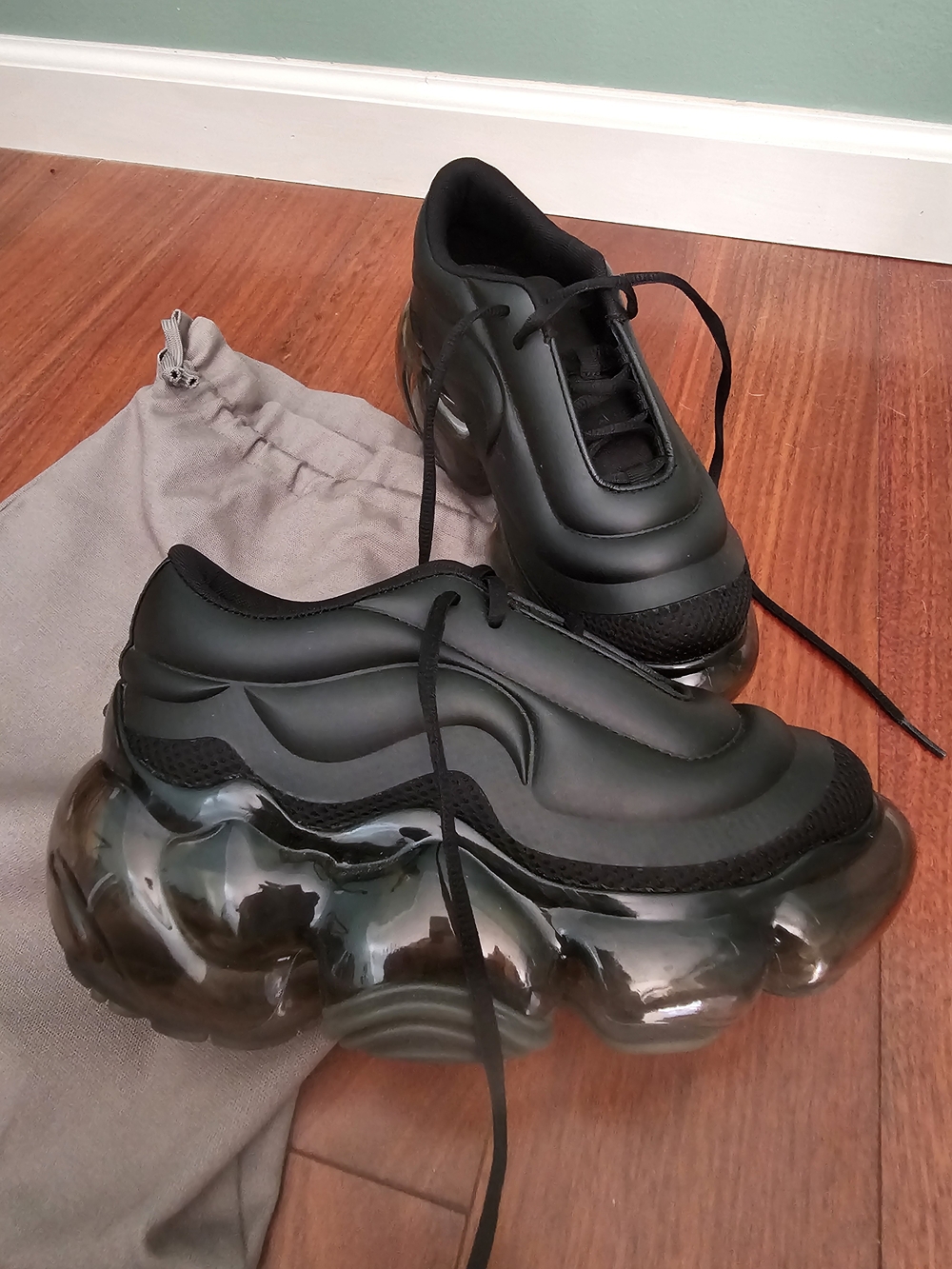Designer Japanese Grounds Sneakers w/ Bubble Sole